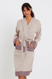 Tuval Bathrobe - Bordeaux