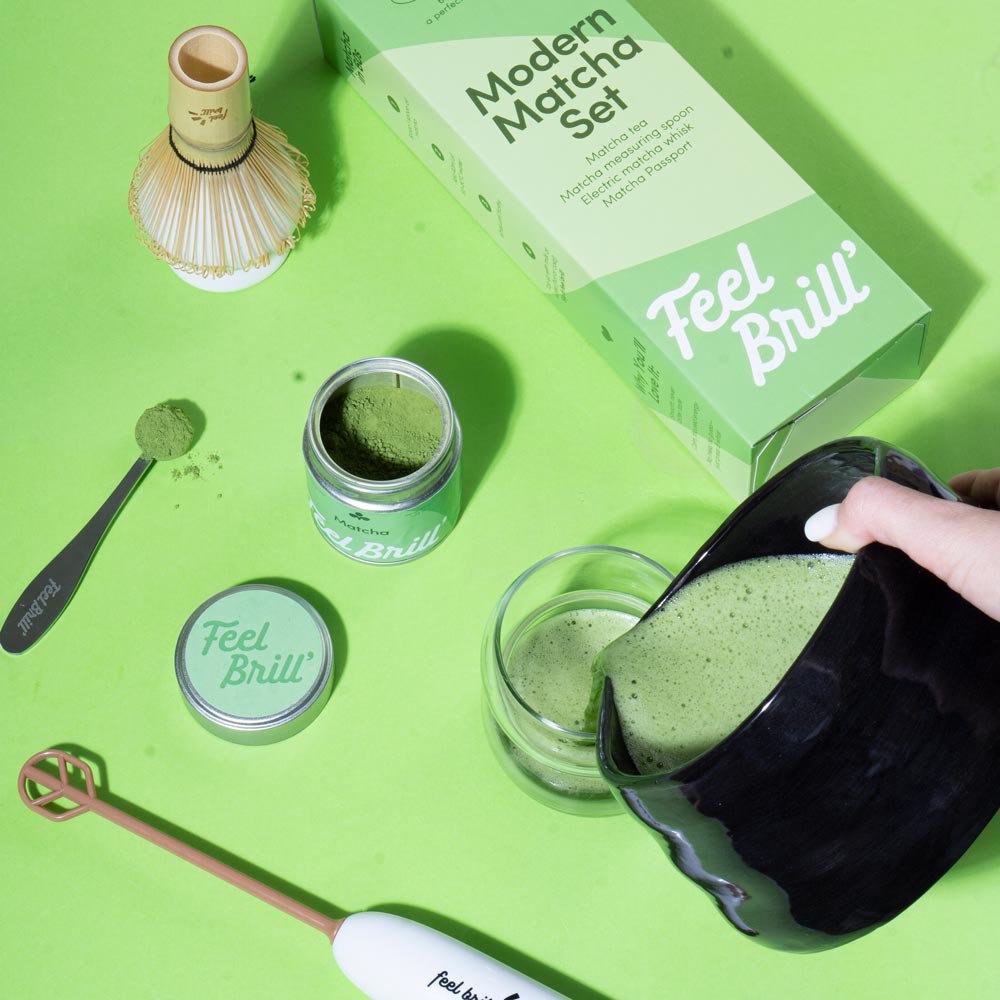Set di matcha moderno