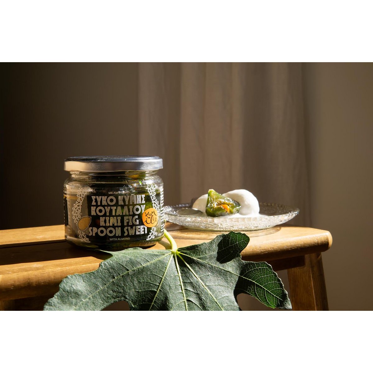 KUMILIO KIMI FIG SPOON SWEET with Almond 350g
