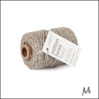 Lurex twist cord - gray