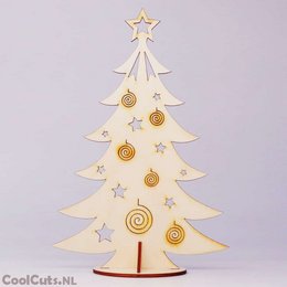 Arbre de Noël en bois CoolCuts 29cm