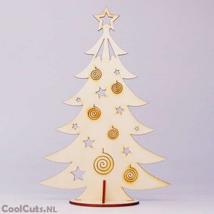CoolCuts Wooden Christmas Tree 29cm