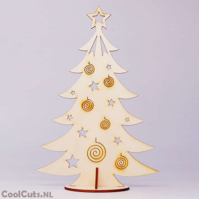 Arbre de Noël en bois CoolCuts 29cm