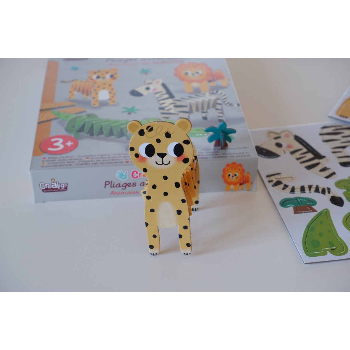 Easy creation, Folding accordions "Animals of the savannah"