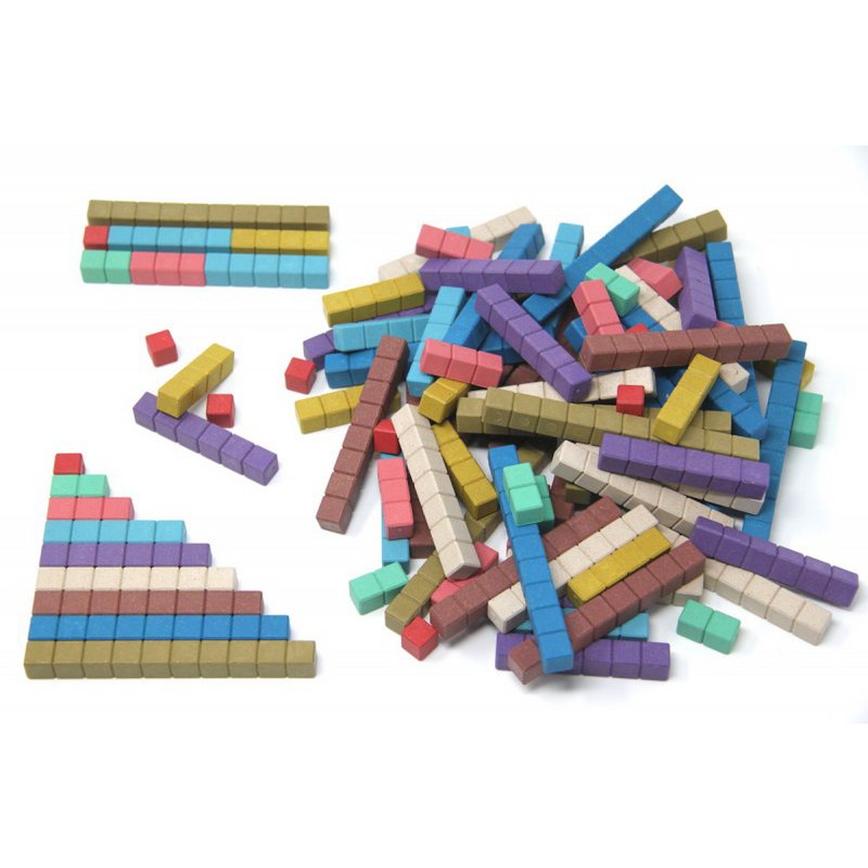 Palitos de calcular en 10 colores Montessori (100 piezas) | corresponden al material de las cuentas