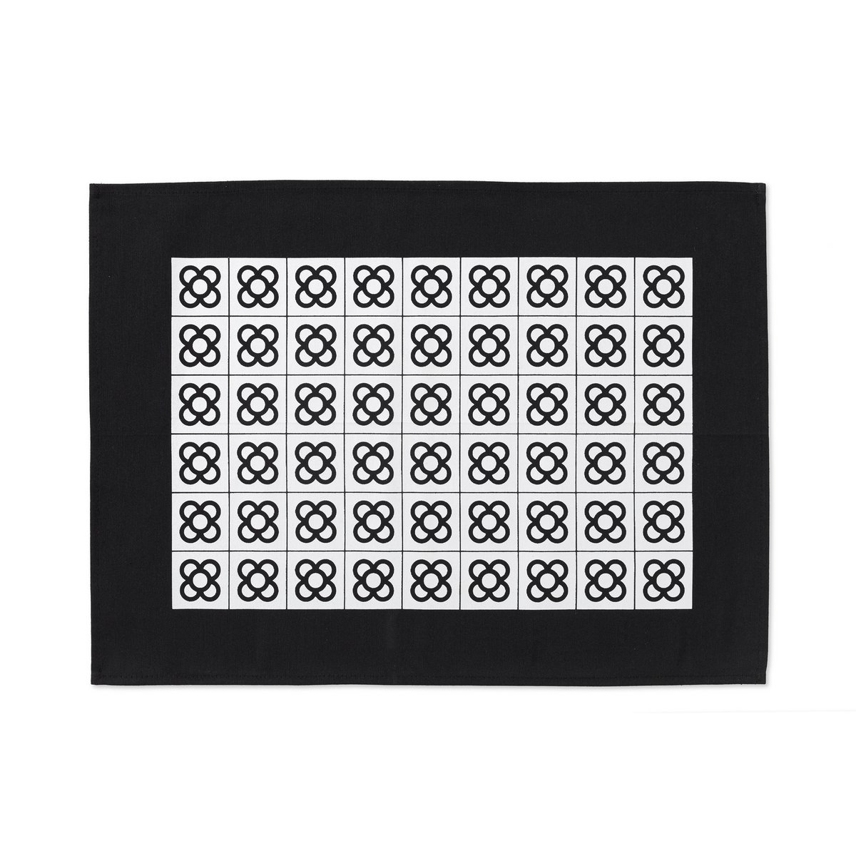 2 Placemats / Barcelona Flower / zwart wit