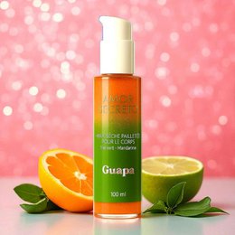 Aceite corporal seco brillante – GUAPA – Té verde/mandarina