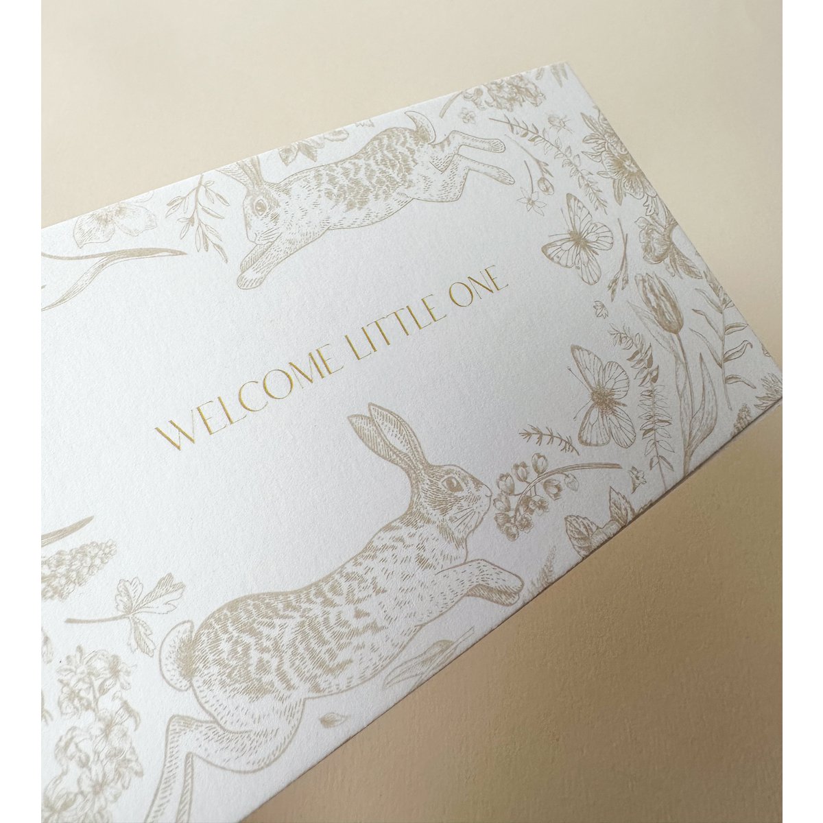 Greeting card / Welcome little one