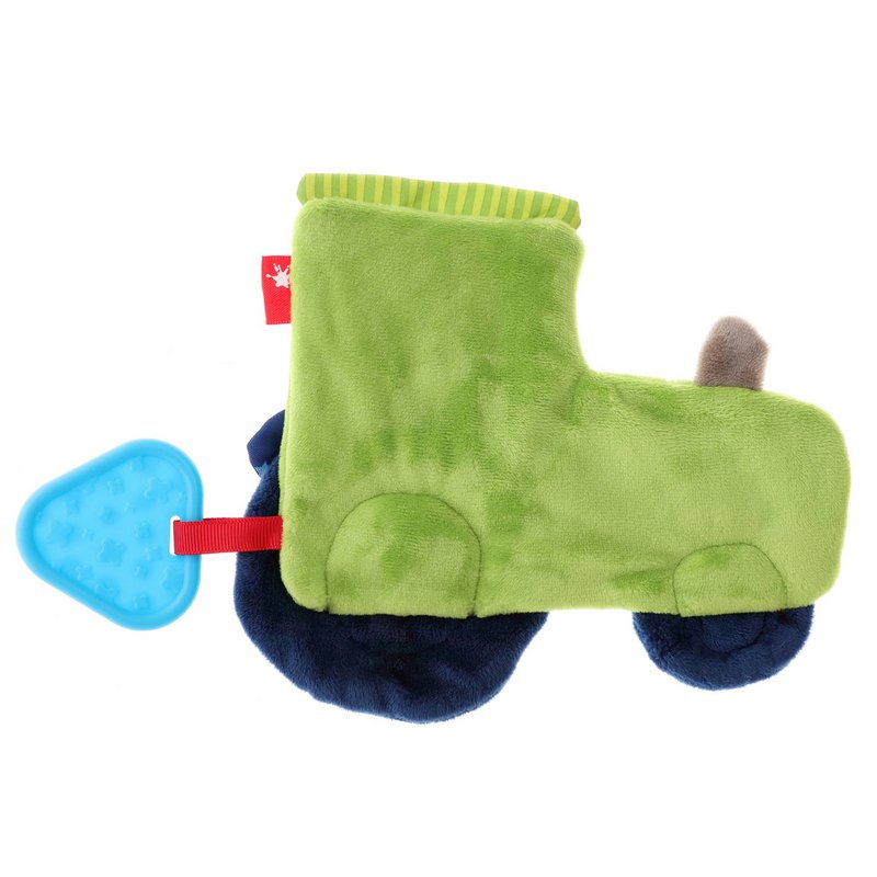Traktor z trzaskającą tkaniną, PlayQ