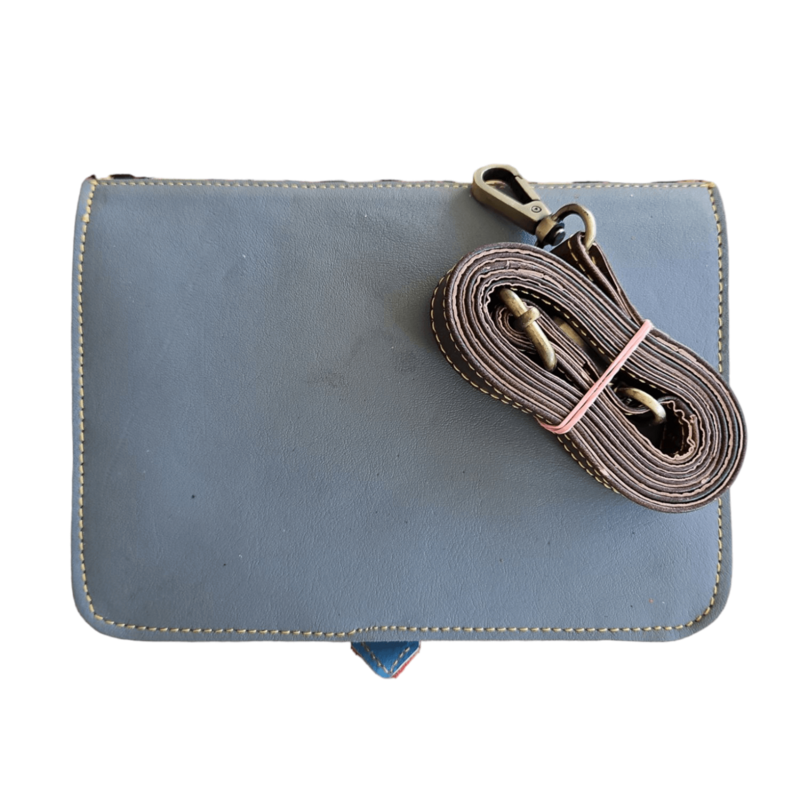 Leather animal print bag Ivy