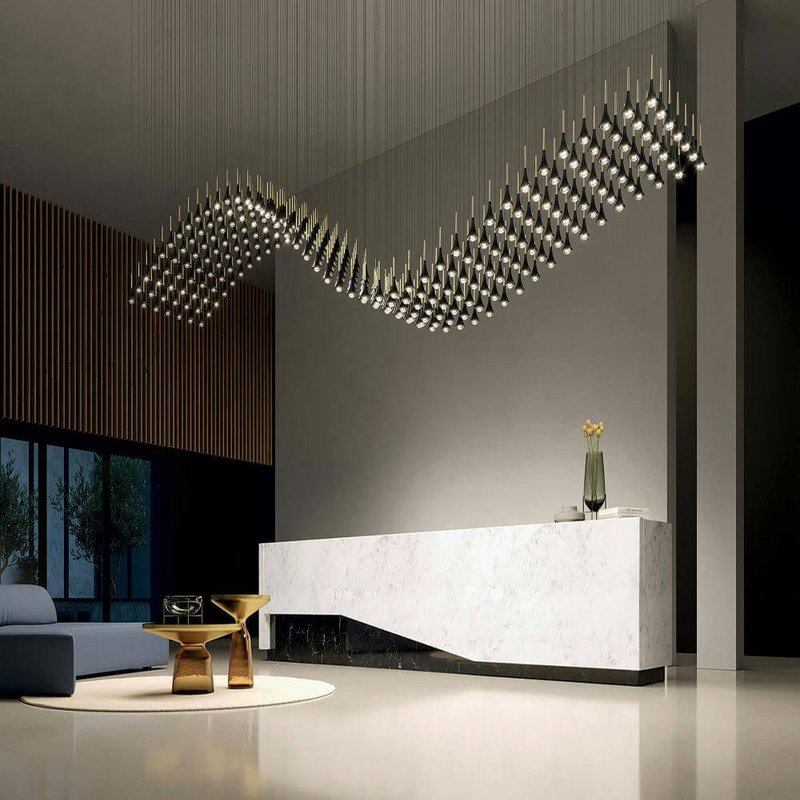 Lodes Rain Lámpara colgante LED gotas 7 Watt 1300 lm
