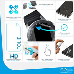 4x se® 3D protective film Samsung Galaxy Watch (46mm)