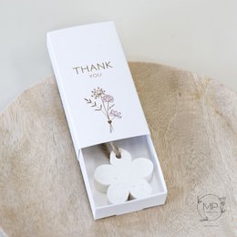 Kleine Geschenkbox. Vielen Dank