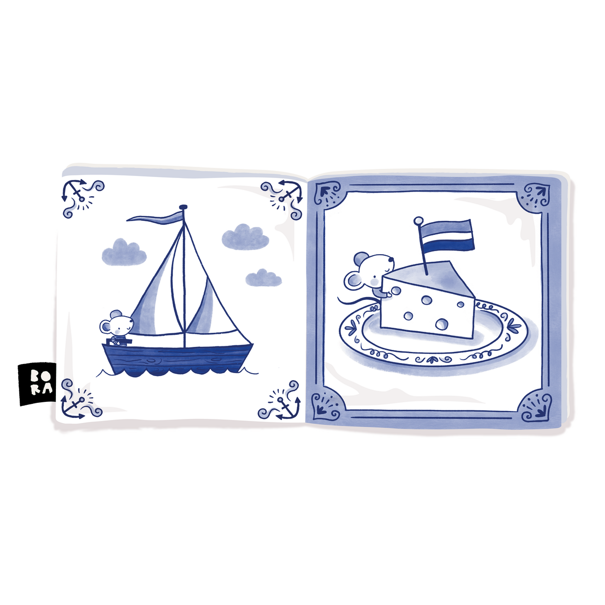 Holland - Babybuch aus Stoff - Design von BORA