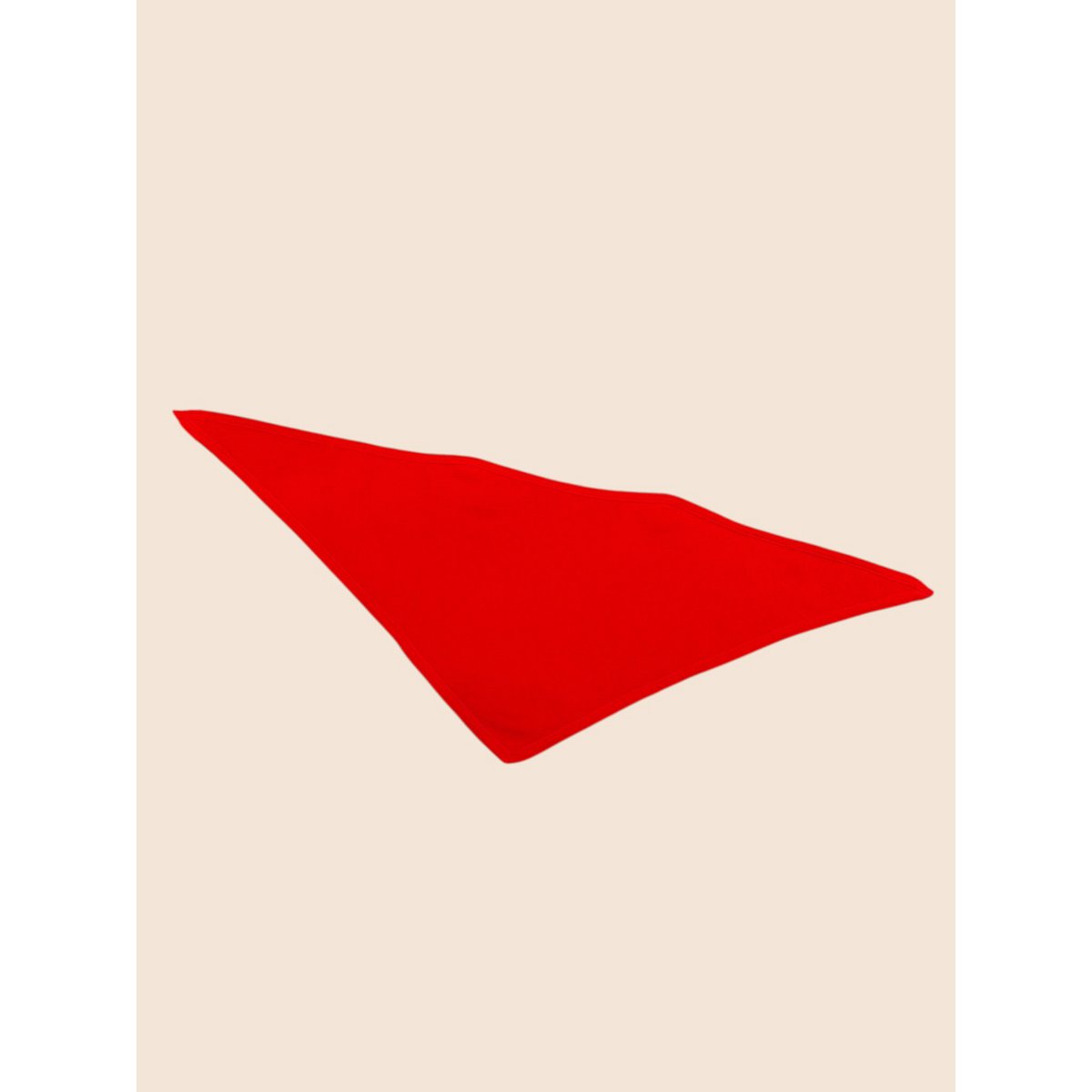 Foulard triangle uni 100% laine mérinos