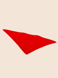 Foulard triangle uni 100% laine mérinos