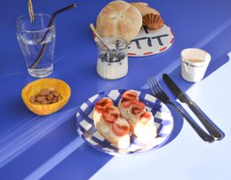 Ord keramisk skærebræt "bon appetit"