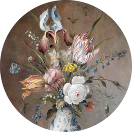 Blomster i en Wan-Li vase