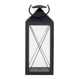 Casa Lantern, set di 2 - Lanterna, acciaio e vetro, nero, set di 2