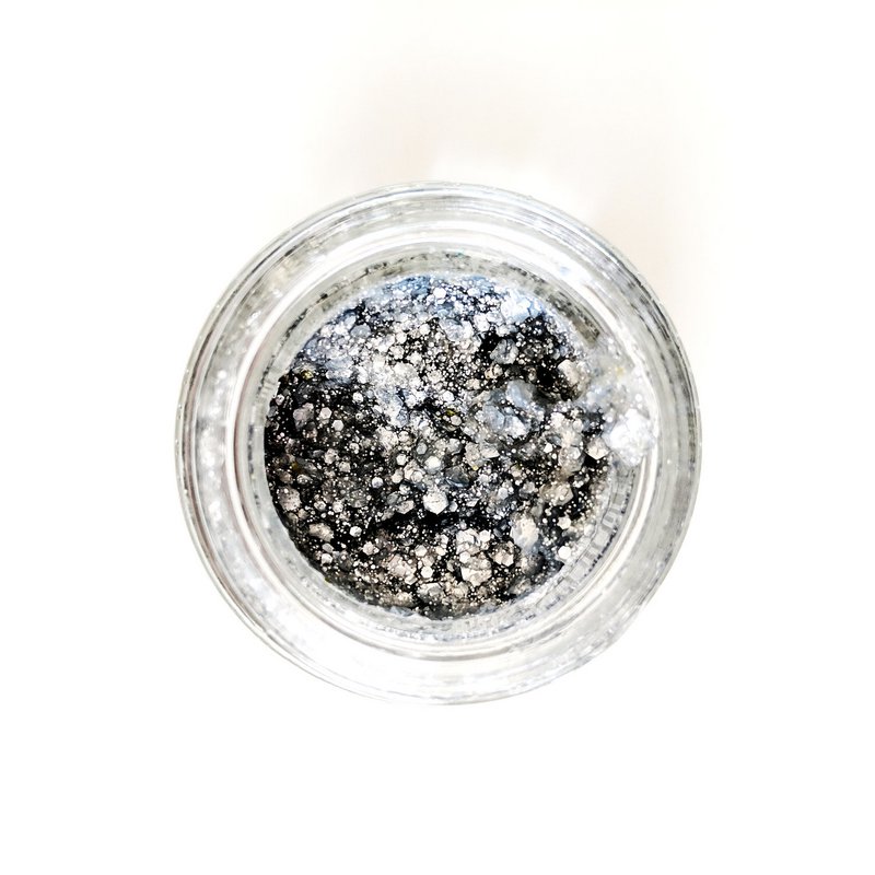 Glitzergel: Silber