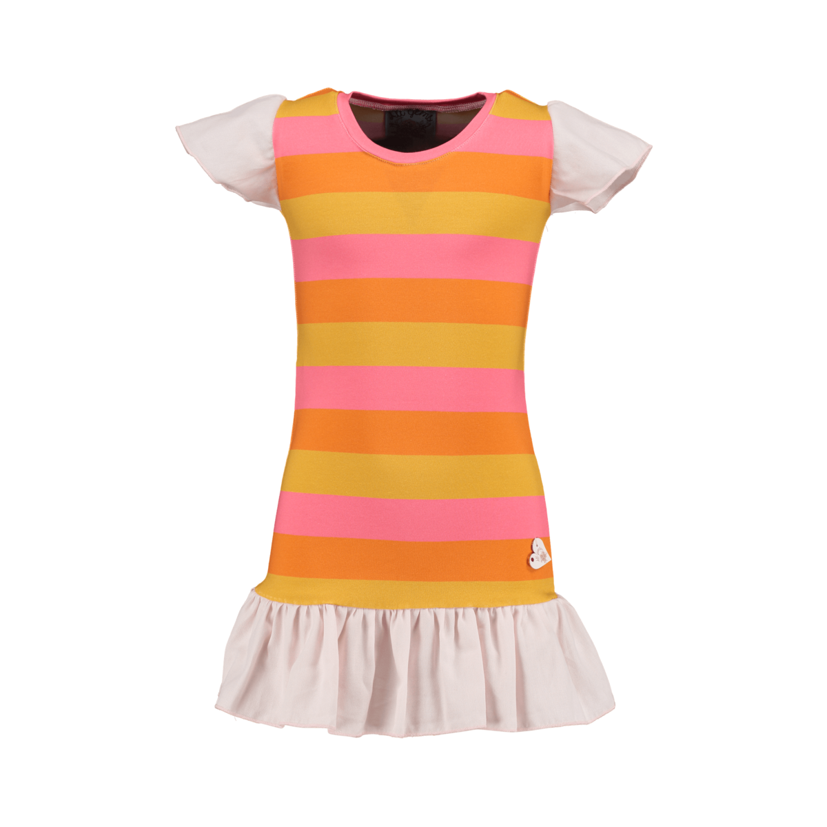 Kinderjurk strepen roze | Kate