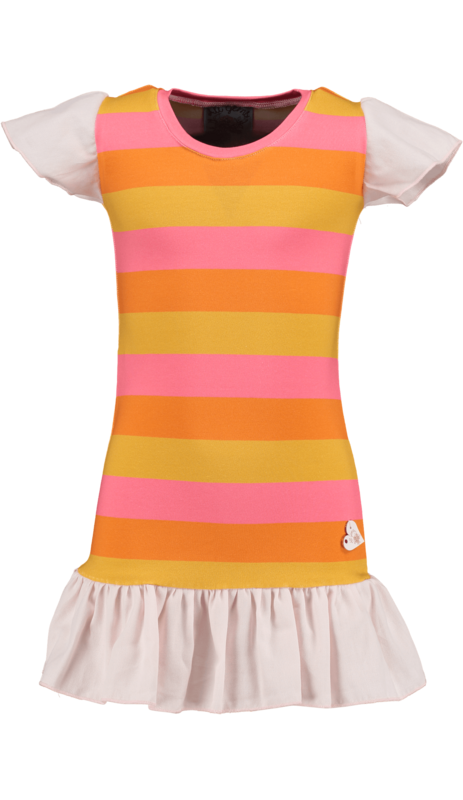 Vestido infantil rayas rosa | Kate