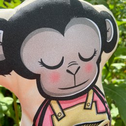Milieuvriendelijke aap knuffel
