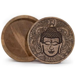 Wholesale Wooden Boxes and Trays with Buddha & Hamsa Design