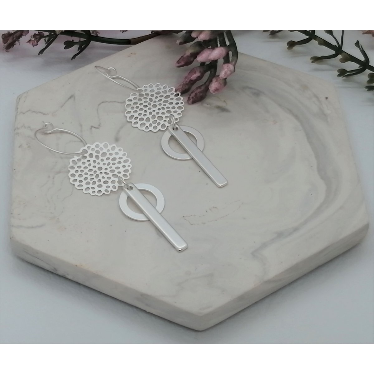 Pendientes - Minimalismo - Flor 4