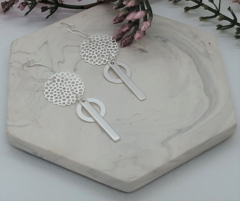 Pendientes - Minimalismo - Flor 4