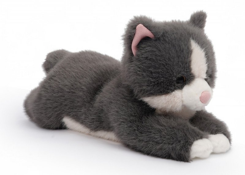 One Love Plush Toy - Cat Scout Gray and White