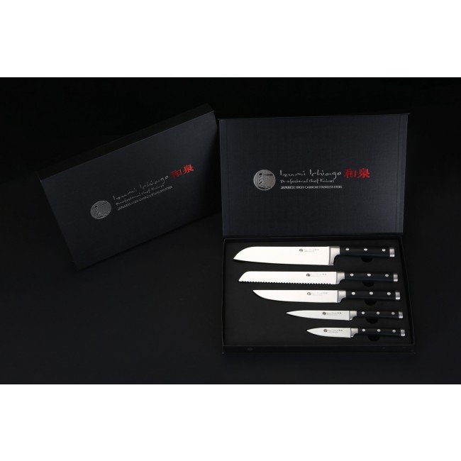 IZUMI ICHIAGO - 5-tlg. Santokumesser-Set "Professional Chef Knives"