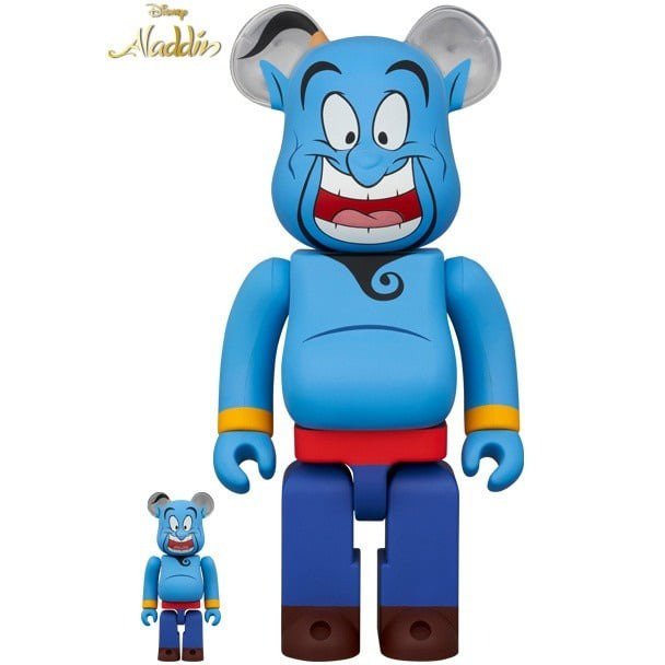Zestaw 400% i 100% Bearbrick - Dżin (Disney Aladyn)