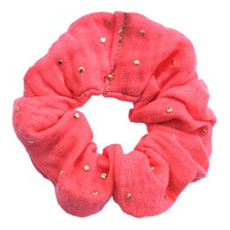 Scrunchie med en knivspids guld