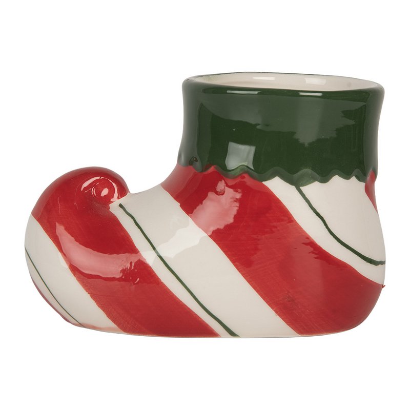 Bloempot 15x8x10 cm Rood Keramiek