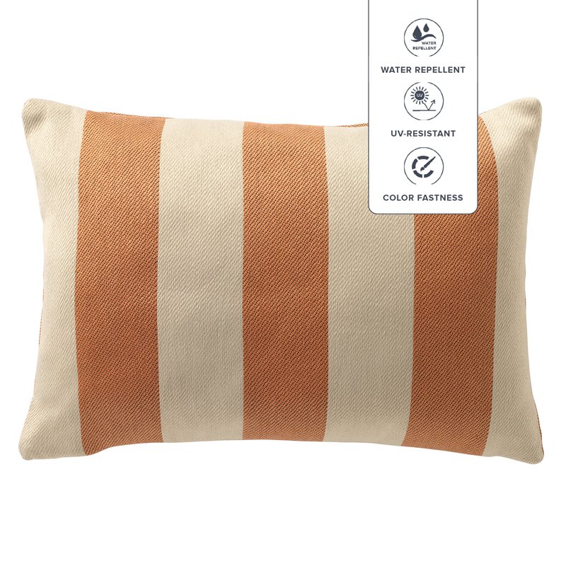 Dutch Decor CYRUS - Outdoor cushion 40x60 cm - Peach Bloom - Pink