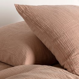 Crinkly - Bomuldsmuslin - Tetra - Sahara Pink