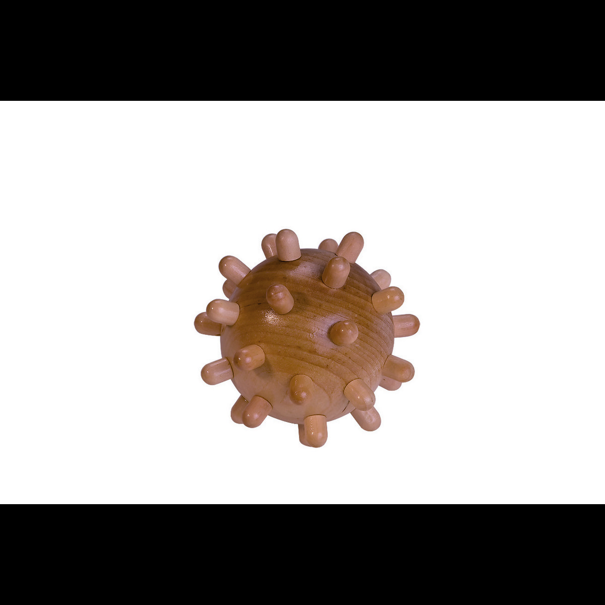 Wooden massage ball