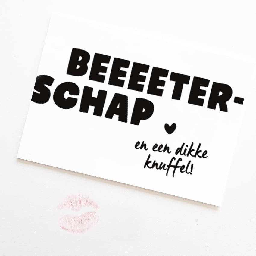 Karte - BEEEETERSHIP und eine große Umarmung