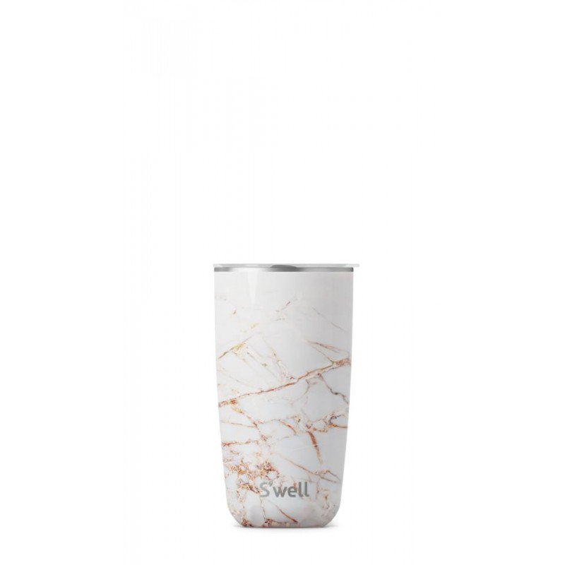 Bicchiere con Coperchio S'Well Calacatta Gold 530ml