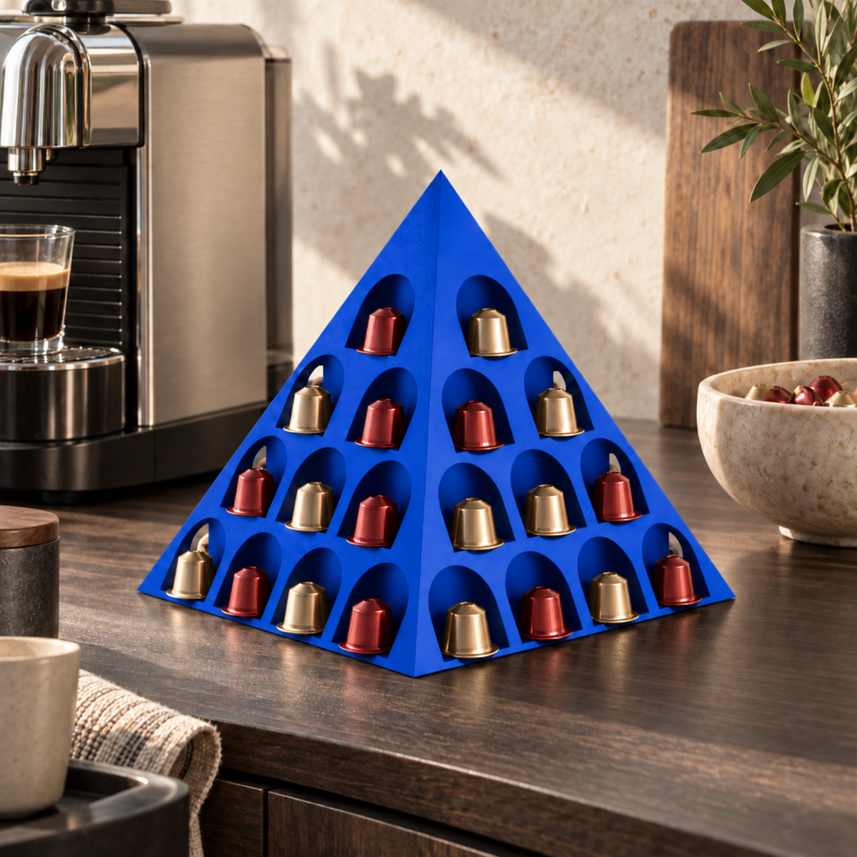 Fiastra Pyramid Nespresso Capsule Organizer