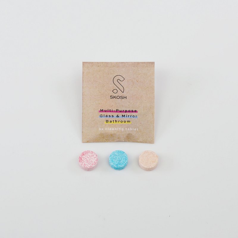 Reinigingstabletten Skosh 3-pack, Mix