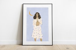 Genius Girl - kunsttryk