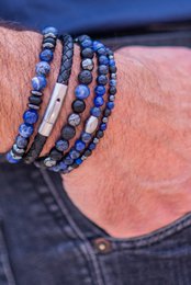 Enam mix blauw en zwart
