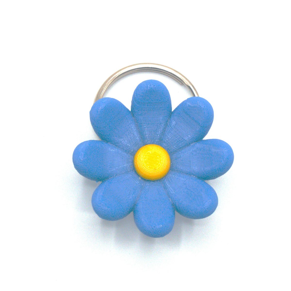 Schlüsselanhänger Daisy blau