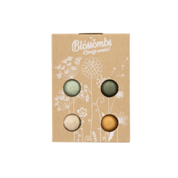 Giftbox mini with 4 Flower Seeds - Merry Christmas & Happy New Year!
