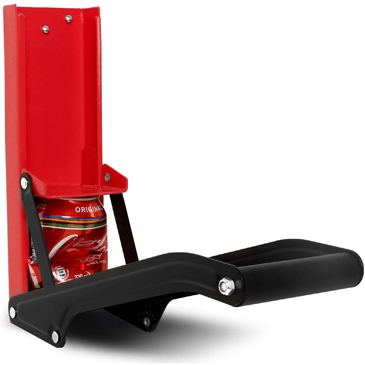 Wall-mounted Smasher for Cans and Bottles (Grey)