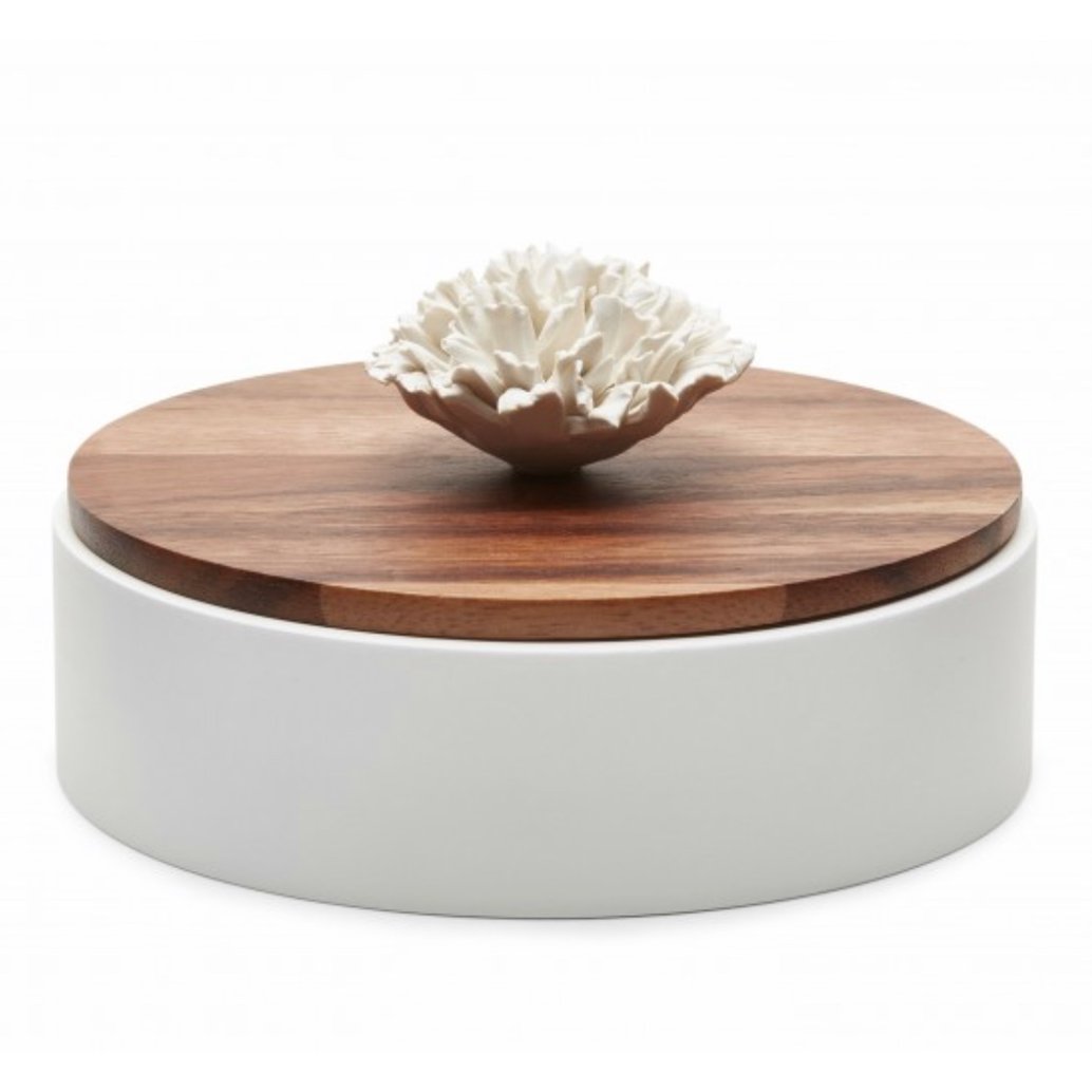 Wood and porcelain box - NAMI XL