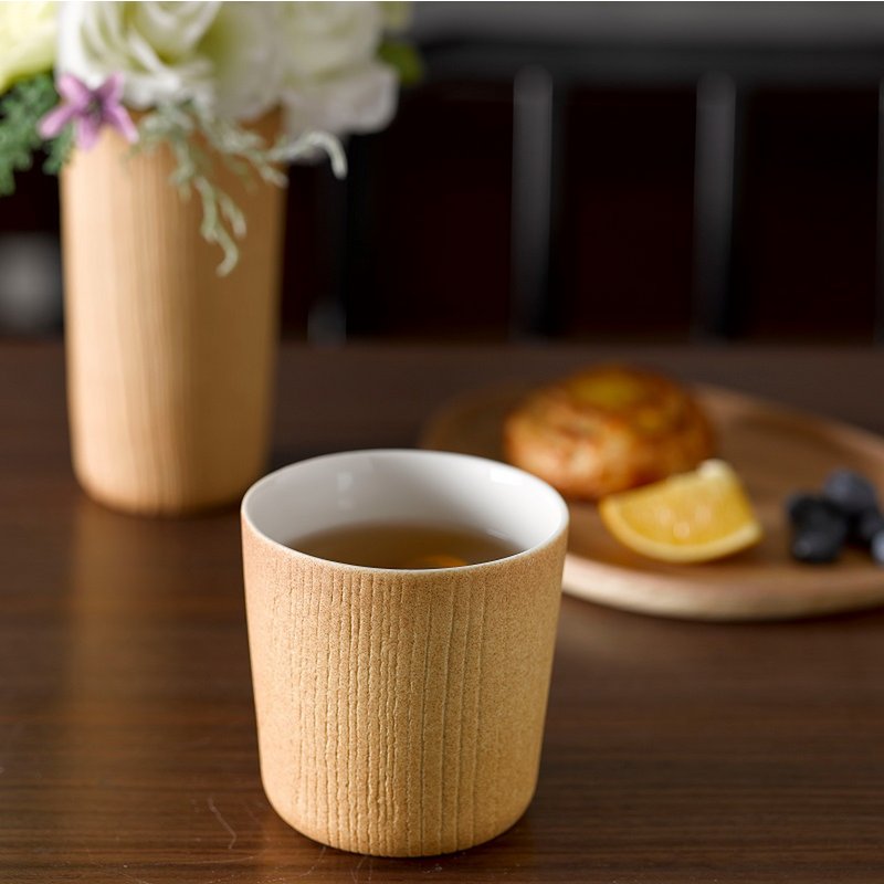 MU / Tasse à thé 220ml chêne - lot de 2