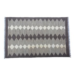 Alfombra Kilim moderna cielo pálido